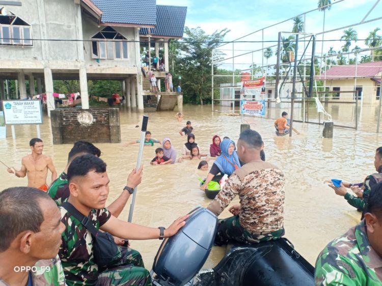 Banjir Aceh Utara Sudah Berangsur Surut
