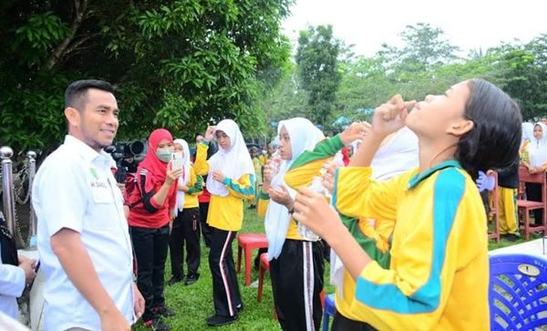 Cegah Stunting Sejak Dini, Wabup Labura Kampanyekan Minum Tablet Tambah Darah