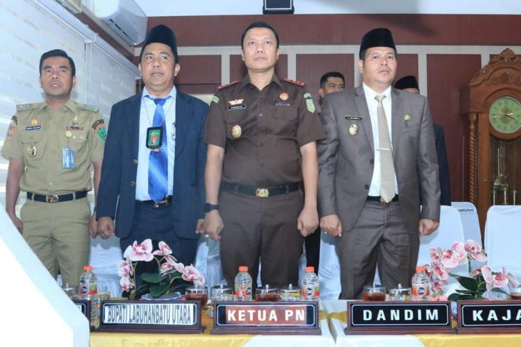 Wabup Labura Hadiri Sidang Paripurna HUT Pemkab Labuhanbatu Ke- 77
