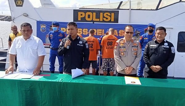 Ditpolair Polda Sumut Ringkus Perompak Bersenjata Airsofgun di Perairan Pantai Labu