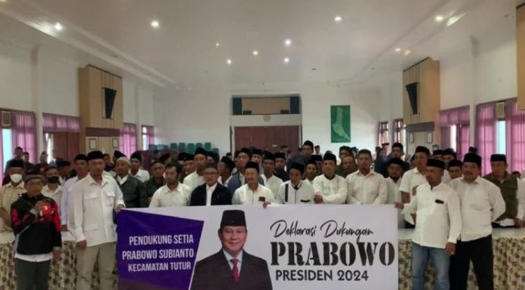 Warga Lereng Bromo  Usung Prabowo 2024