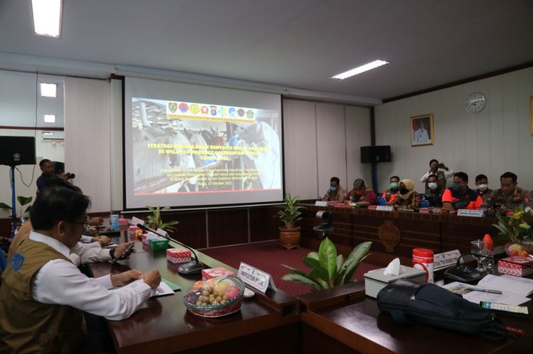 Satgas PMK Lakukan Monitoring dan Evaluasi ke Kalimantan Tengah