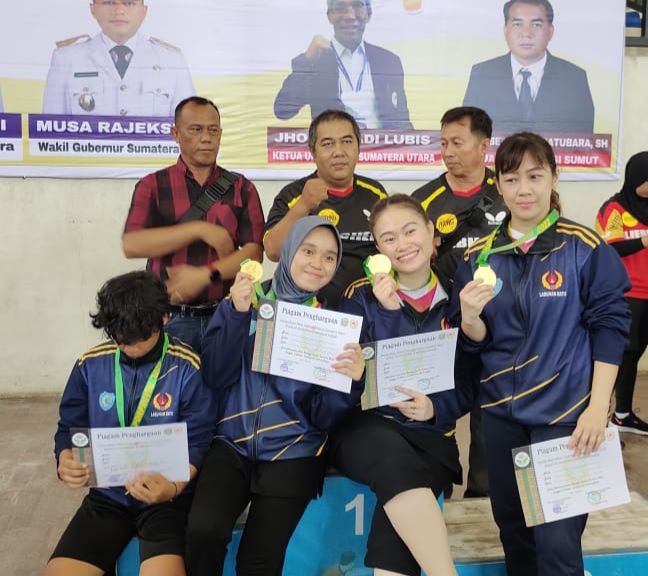 Cabor Tenis Meja Labuhanbatu Tambah Emas Ketiga Bagi Kabupaten