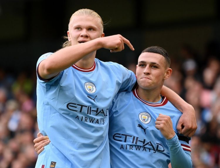 Halland dan Phil Foden Hattrick, Man City Bungkam Man United 6-3
