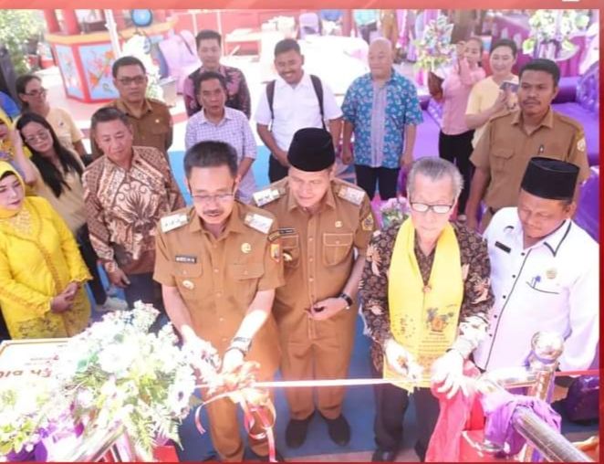 Bupati Labusel Resmikan  Klenteng HOK TEK BIO