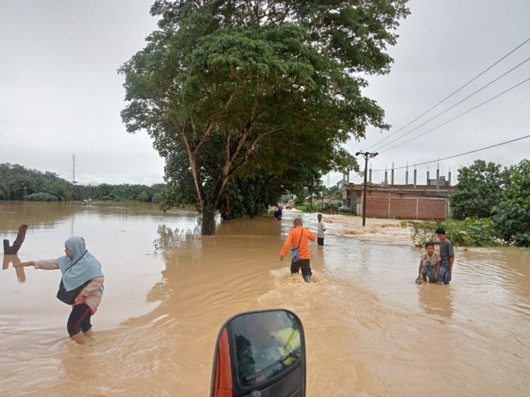 2.436 Warga Terpaksa Mengungsi Akibat Banjir di Aceh Timur