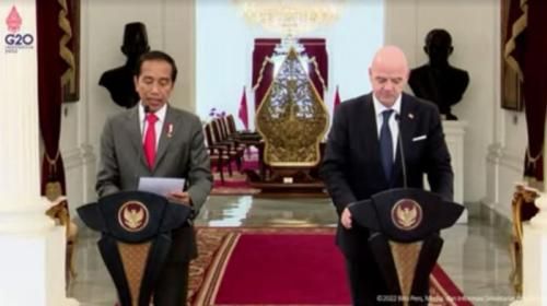 Terima Presiden FIFA, Jokowi Sampaikan Pesan Ini