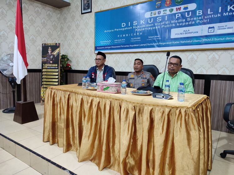 Diskusi Jampi Sumut, Polri Harus Tegas Sebagai Sebagai Penegak Hukum