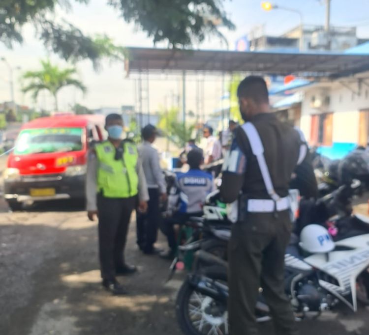 Polsek Percut Seituan Inspeksi Berkala Angkutan Umum dan Barang