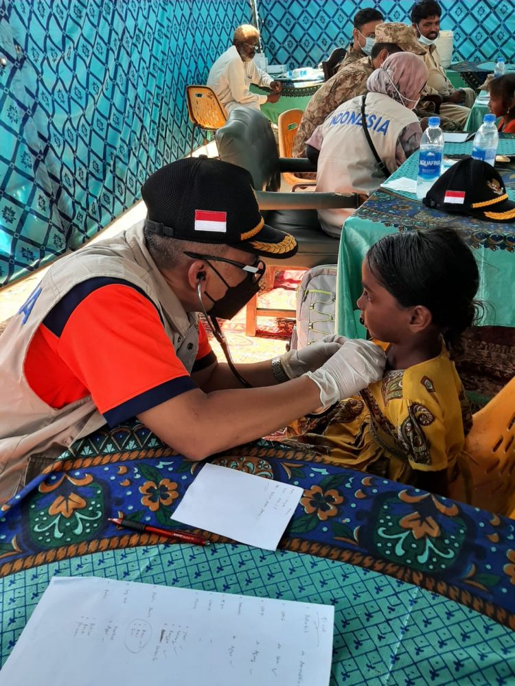 Tim Medis Indonesia Tangani 253 Warga Pakistan Terdampak Banjir
