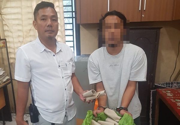 Grebek Rumah Kos di Jalan Pelita, Polsek Medan Timur Sita Hampir 1 Kg Daun Ganja Siap Edar