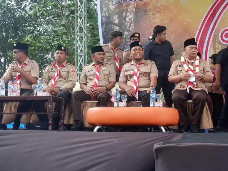 Bupati Labuhanbatu Buka Perkemahan Compas 5 se-Labuhanbatu