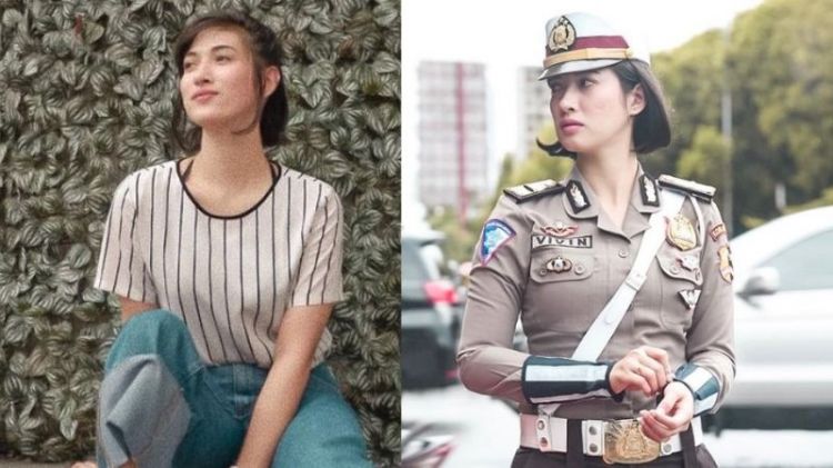 Mirip Artis,  Polwan Cantik Viral