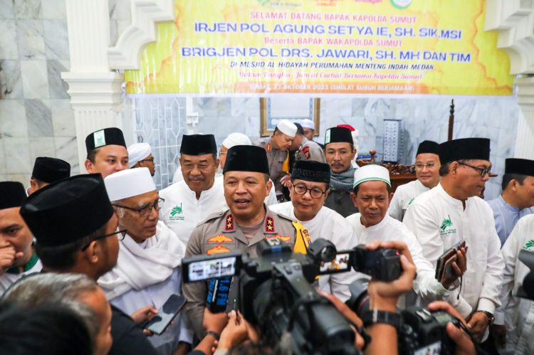 Kapolda Sumut Menghimbau pada Masyarakat Sumut Tetap Damai Hadapi Pemilu