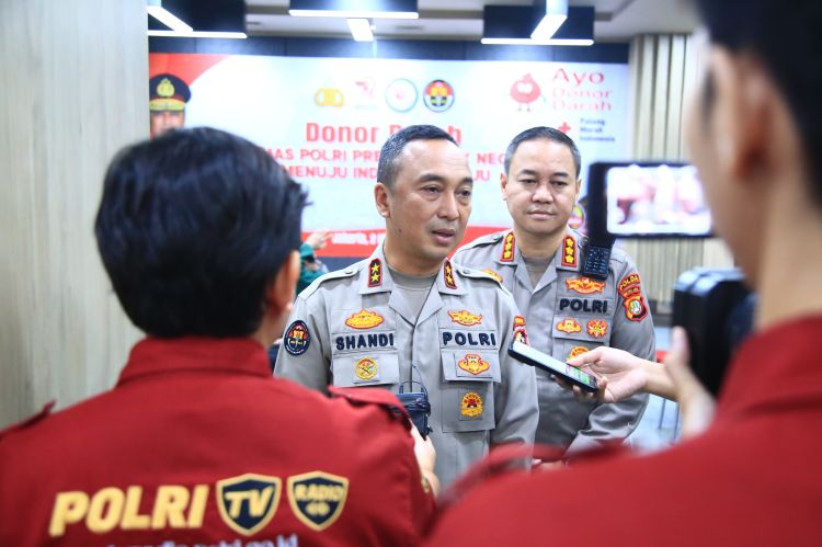 Humas Polri Rayakan Hari Jadi ke-72 dengan Kegiatan Kemanusiaan Donor Darah
