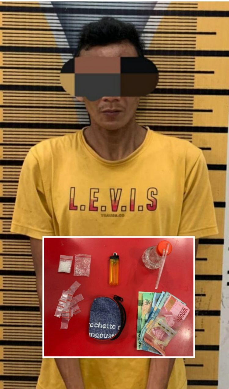 Polsek Sipispis Amankan Pelaku Pemilik Sabu