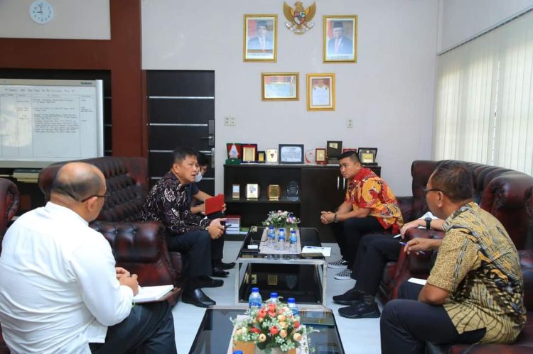 Bupati Labura Koordinasi dengan Dinas Bina Marga Sumut Bahas Kerusakan Benteng Kilang Samin