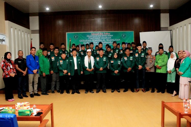 Sah, Gerakan Pemuda Al Washliyah Kabupaten Labuhanbatu Resmi Dilantik