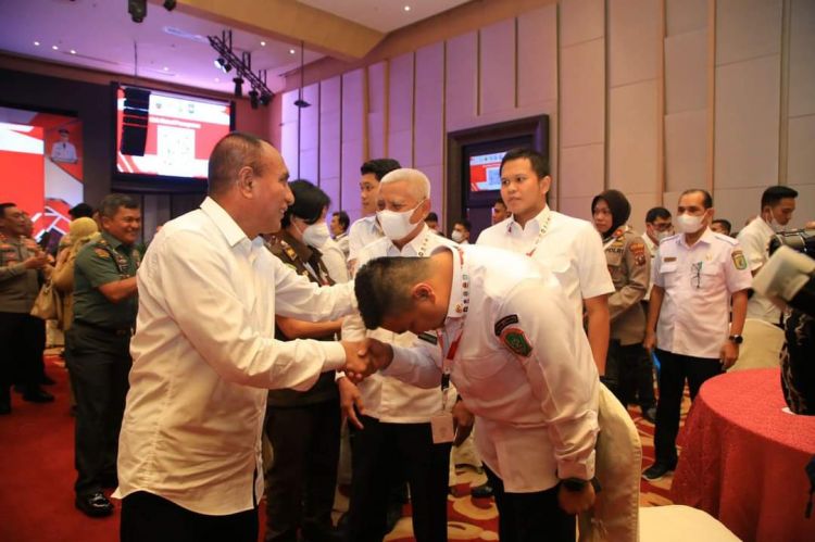 Ikut Rakor, Bupati Labura  Siap Laksanakan Intruksi Gubsu