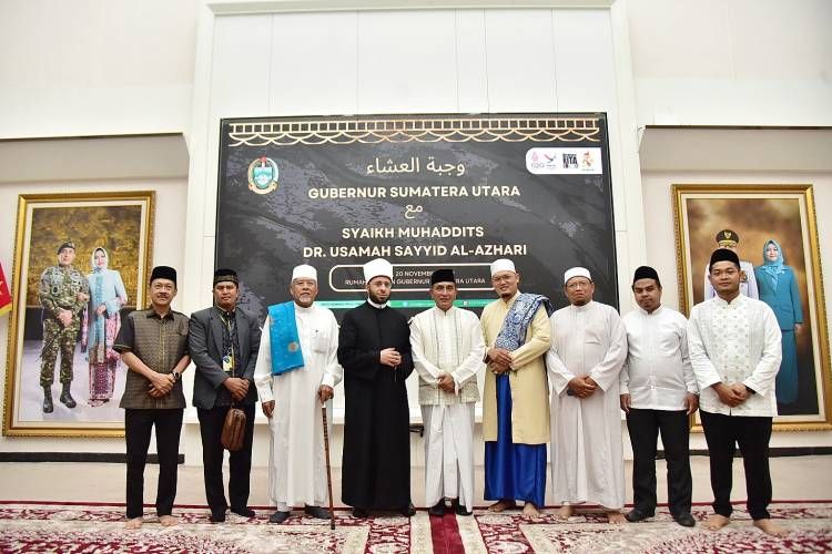Gubsu Titip Mahasiswa Al Azhar asal Sumut kepada Penasihat Presiden Mesir