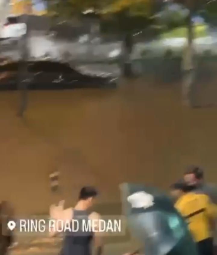 Dilanda Hujan Deras, Wilayah Kecamatan Medan Sunggal Kebanjiran