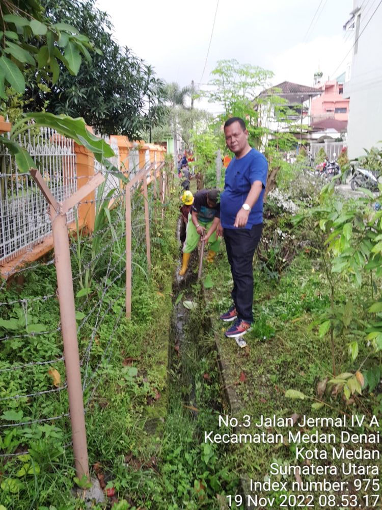 Dukung Program Walikota Medan  Kelurahan Denai Giatkan Gotong-Royong