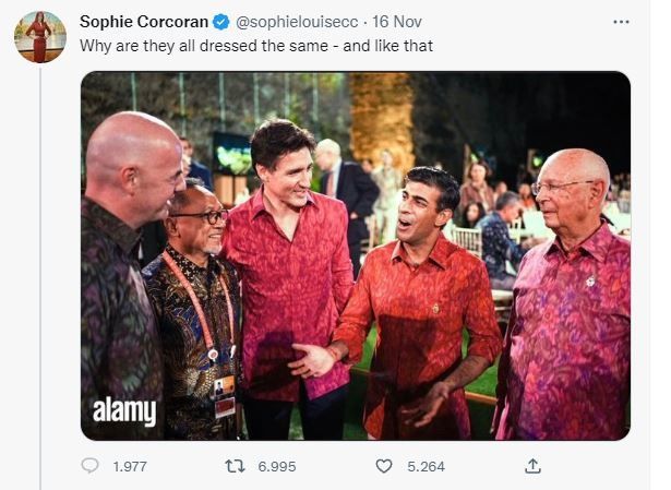 Heboh Cuitan Broadcaster Luar Negeri Dianggap Hina Batik saat KTT G20, Netizen Indonesia Ngamuk!