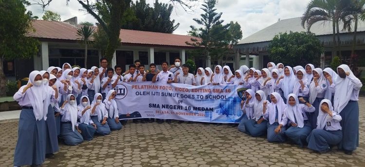 IJTI Sumut Gelar Pelatihan di SMA Negeri 16 Medan