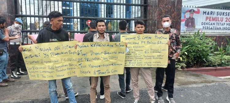 Mahasiswa Minta Kejatisu  Usut Dugaan Korupsi Pelindo