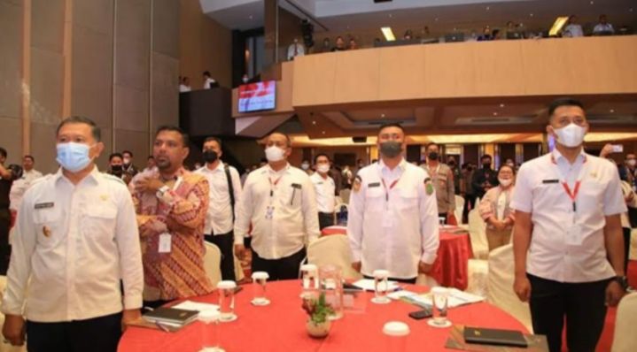 Bupati Labura Hadiri Rakor Evaluasi Penyerapan Anggaran APBD dan Dampak Inflasi