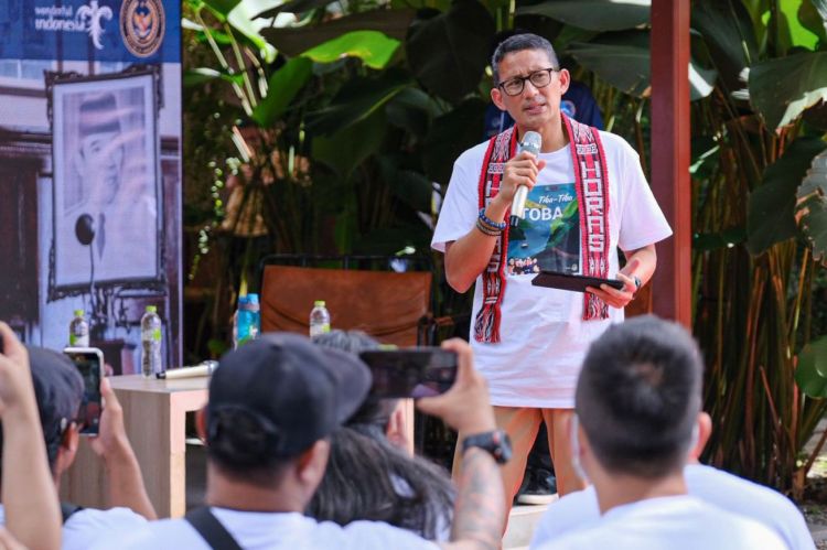 Menparekraf Dorong Pelaku Ekraf Sumut Jadikan Danau Toba Destinasi Wisata Kelas Dunia