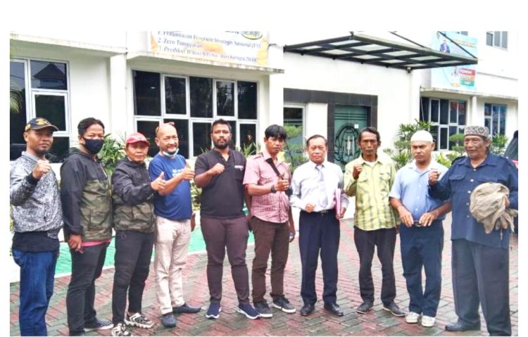 Aksi Damai ke BPN Deliserdang, LBH Gajah Mada Minta Sertifikat Lahan Bersengketa Tidak Diterbitkan