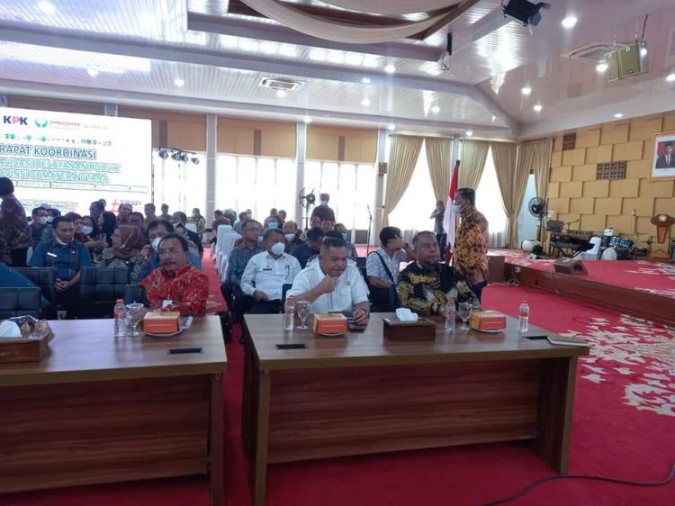 Sekda Labuhanbatu Ikuti Rapat Koordinasi Revitalisasi Pelayanan Publik Tahun 2022 se-Sumut