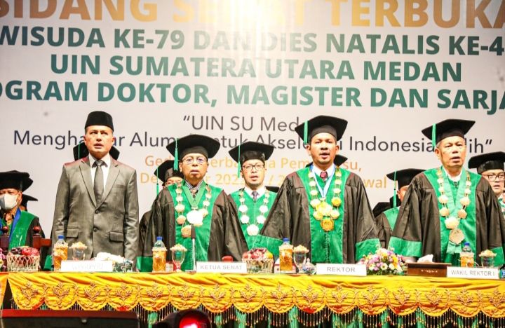 Jangan Hanya Fokus Cari Kerja, Wagub Sumut Minta Wisudawan UINSU Ciptakan Lapangan Kerja