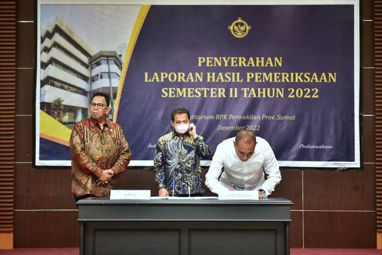 BPK Tenggat Provsu Lakukan Perbaikan Laporan Keuangan 60 Hari, Gubsu Minta Sekda 30 Hari Selesai