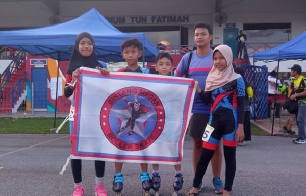 Ikuti Kejuaraan Sepatu Roda di Malaysia, Bintang Medan Raih 9 Medali