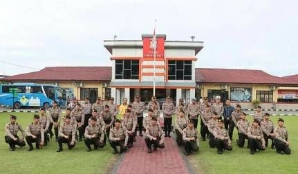 Selama Melaksanakan Latja di Polres Labuhanbatu Siswa Diktu Polri DPN Hinai tak Lakukan Pelanggaran