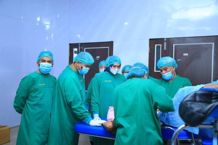 Bupati Labura Tinjau Pelaksanaan MOW KB di RSUD Aek Kanopan