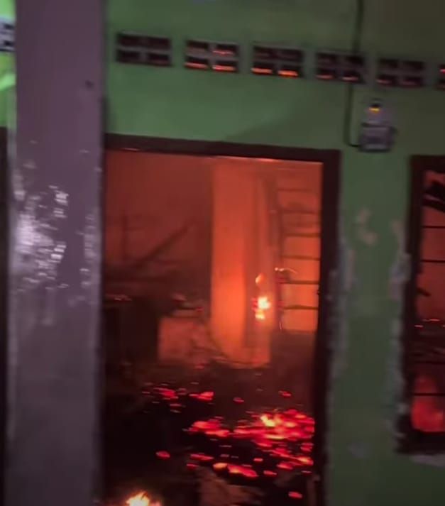 7 Rumah di Kelurahan Sei Mati Terbakar