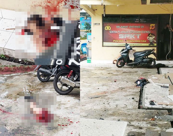 Mencekam! Bom Bunuh Diri Meledak di Mapolsek Astana Anyar saat Apel Pagi, Tubuh Pelaku Berserakan