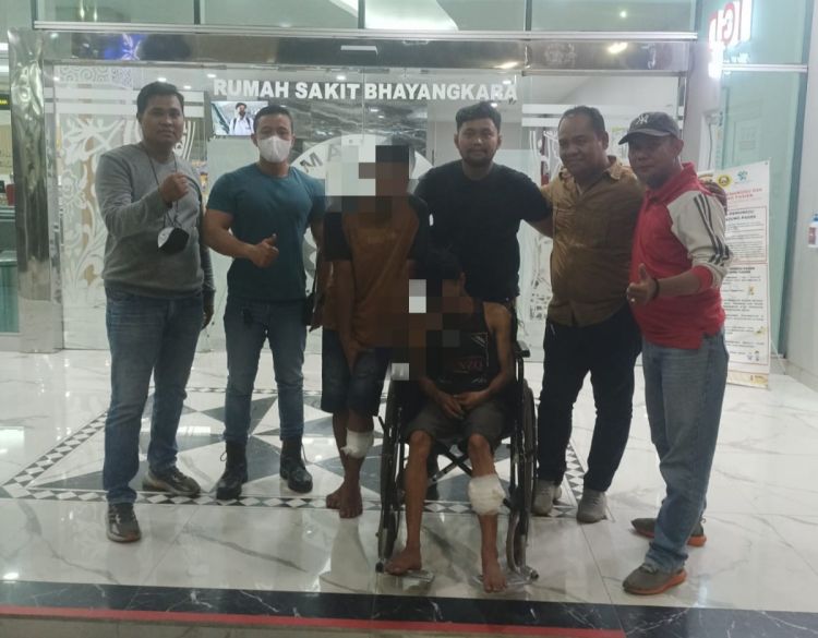 Polsek IT II Palembang Tangkap Dua Pembobol Indomaret