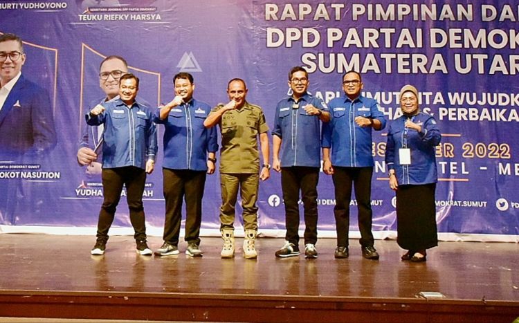 Edy Rahmayadi Ajak Kader Demokrat Ciptakan Perubahan Bangun Sumut Lebih Maju
