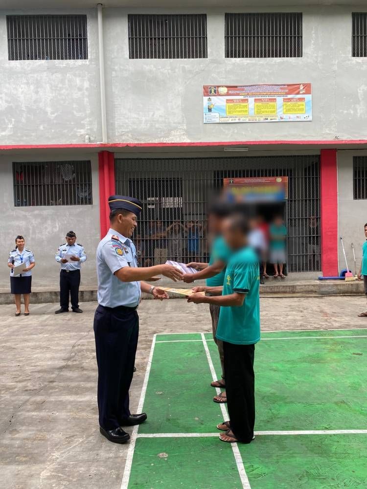 Selamat ! 79 WBP  Pancur Batu  Dapat Remisi Natal