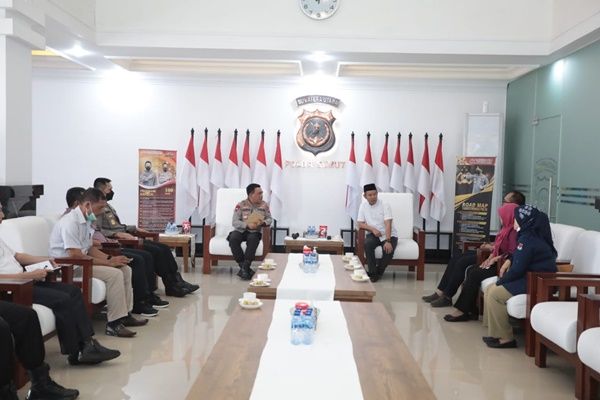 KPU Sumut Mohon Dukungan Poldasu untuk Pendistribusian Logistik dan Keamanan Selama Tahapan Pemilu