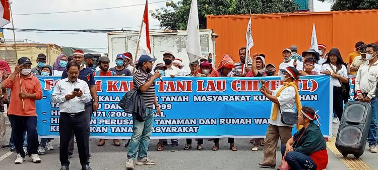 Demo di Polda Sumut, Warga Pancurbatu Minta Polisi Tangkap Mafia Tanah