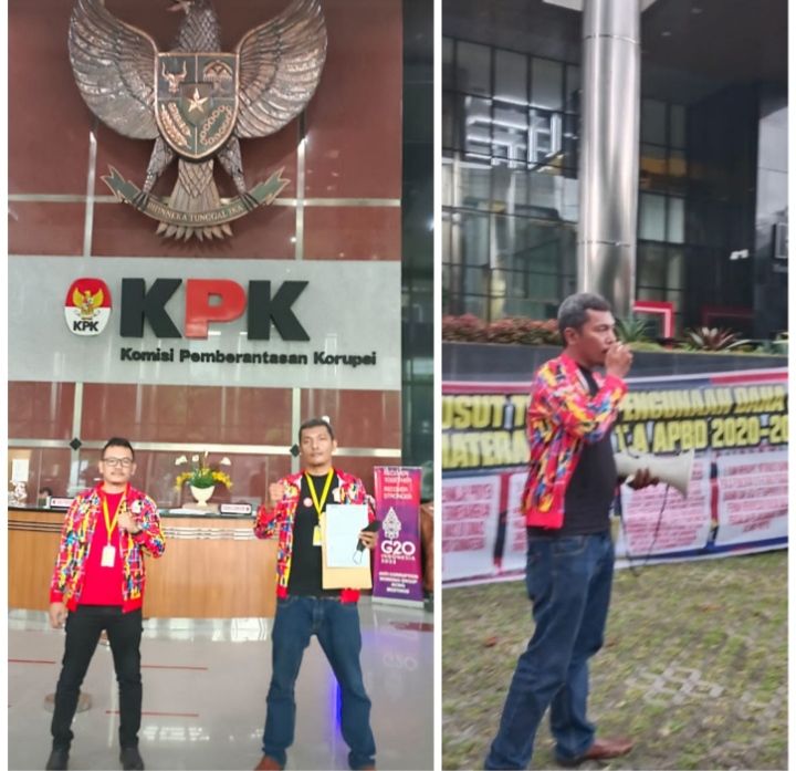 Aksi di Depan Gedung KPK, DPP Penabur Minta Usut Tuntas Dugaan KKN Pemenang Tender Proyek