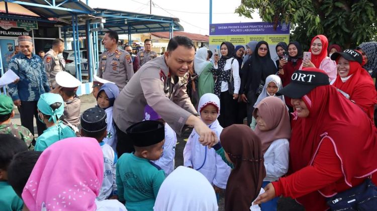 Polres Labuhanbatu Terima Kujungan TK Raudatul Athfal Rantauprapat