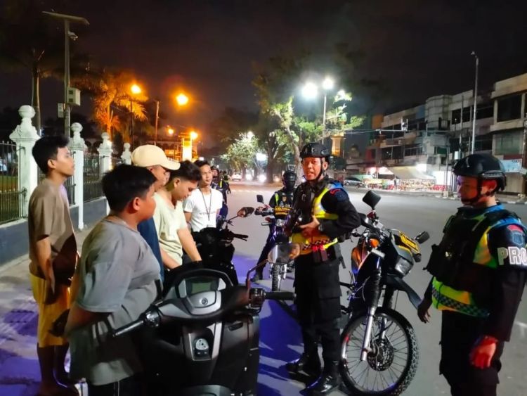 Antisipasi Gangguan Kamtibmas, Sat Brimob Polda Sumut Rutin Patroli