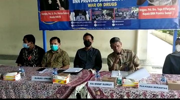 Tahun 2022, BNNP Sumut Sita 98 Kg Sabu, 27 Kg Ganja dan 68 Ribu Butir Ekstasi