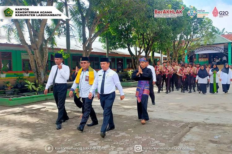 Kemenag Labuhanbatu Kunker Ke MTs Negeri 1 Rantauprapat